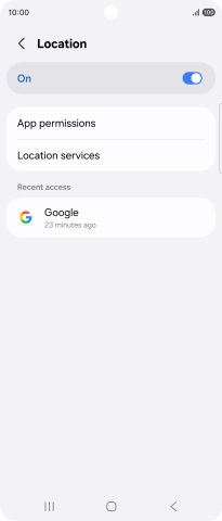 Press App permissions. Press App permissions.