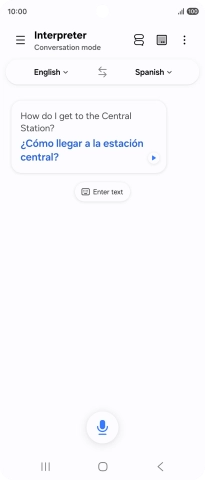 Follow the instructions on the screen to select the required language settings and use the function.