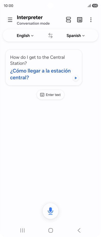 Follow the instructions on the screen to select the required language settings and use the function.
