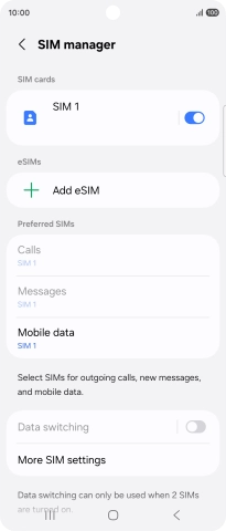Press Add eSIM.