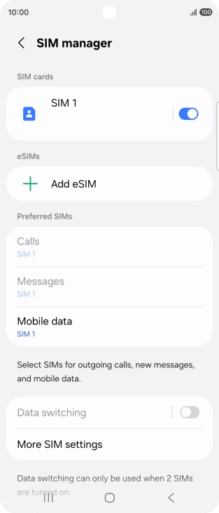 Press Add eSIM.