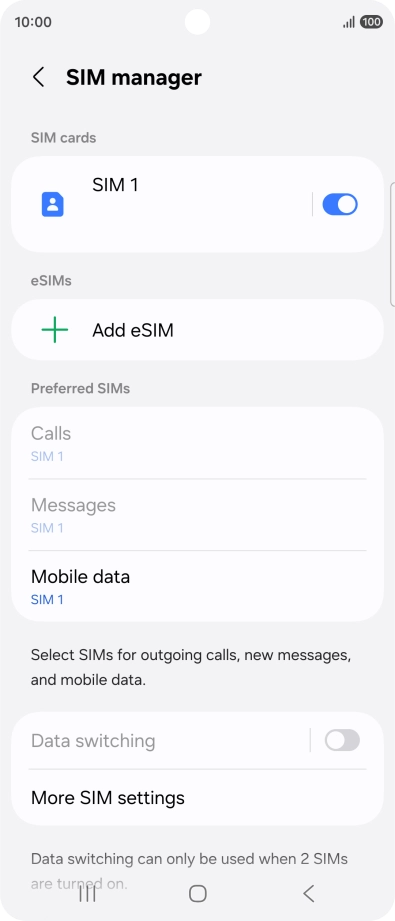 Press Add eSIM.
