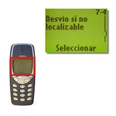 Desvío si no localizable