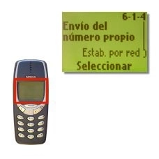 Vaya a Envío del número propio y pulse Seleccionar.