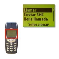 Vaya a Llamar y pulse Seleccionar.El número es llamado.