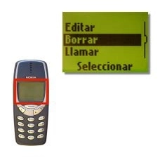 Elija Borrar y pulse Seleccionar.