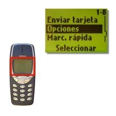 Vaya a Opciones y pulse Seleccionar.