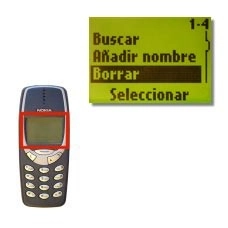 Vaya a Borrar y pulse Seleccionar.
