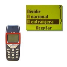 Vaya a A extranjera y pulse Aceptar.La pantalla muestra ahora la cantidad en moneda extranjera.