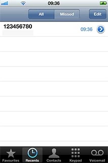 Press the required number.