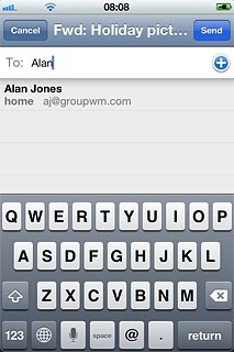 Press the required contact.