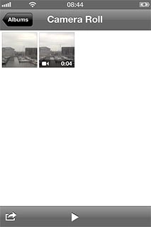 Go to the required folder.Press the required picture or the required video clip.