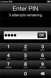 Key in your PIN and press OK.