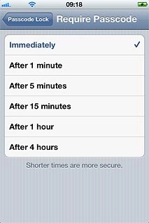 Press Immediately or the required interval.