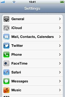 Press Mail, Contacts, Calendars.