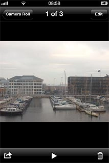 Press the send icon (an arrow).