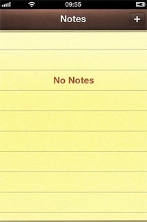 Press + in the top right corner of the display.