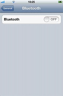 Press the indicator next to Bluetooth to turn on the function.