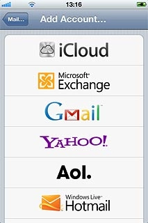 Press the required provider.