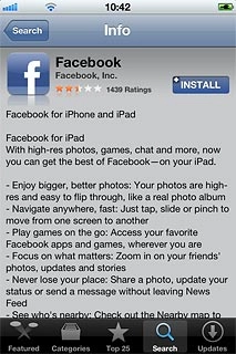 Press INSTALL.If you're asked to log on to App Store, do this.Wait a moment while the application is installed.