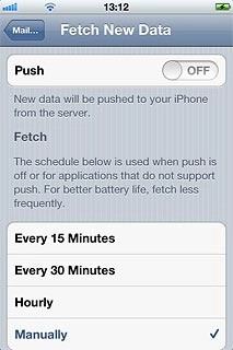 If you turn off Push: