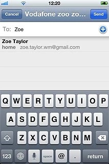 Press the required contact.