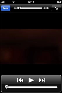 Press the playback icon to start playback.