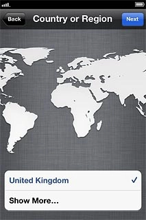 To change country or area:Press Show More....