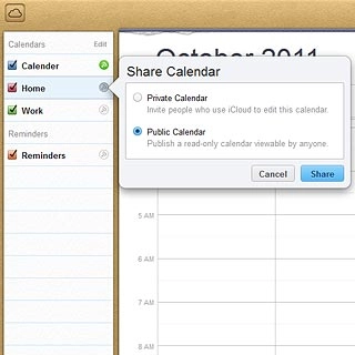 If you select Public Calendar: