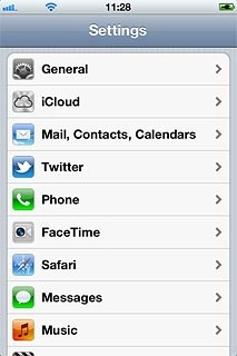 Press Mail, Contacts, Calendars.