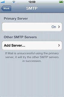 Press the field below Primary Server.