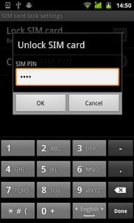 Key in your PIN and press OK.