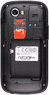 Place your SIM in the SIM holder.Slide your SIM into the SIM holder.