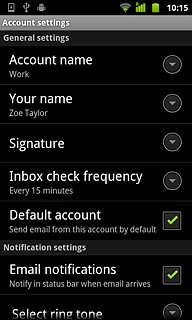 When the box next to the menu item is ticked (V), the function is turned on.