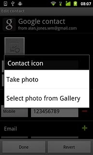 To take a new picture:Press Take photo.