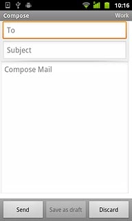 Press To.Key in the first letters of the required contact.Matching contacts are displayed.