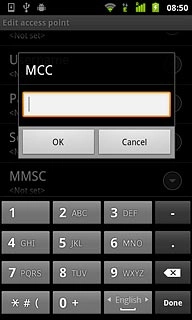 Key in 505 and press OK.