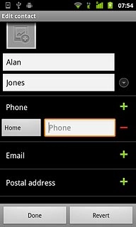 Press Phone and key in the required phone number.