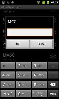 Key in 505 and press OK.