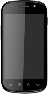 Point the camera lens at the front of the phone at the required object to take a picture or record a video clip.