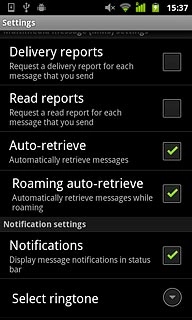 Press Select ringtone.