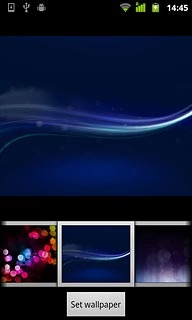 Press Set wallpaper.