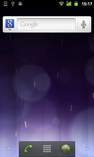 Press the phone icon.