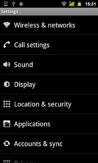 Press Call settings.