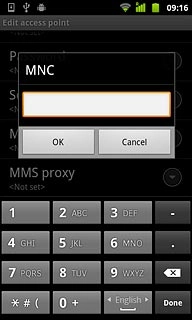 Key in 06 and press OK.