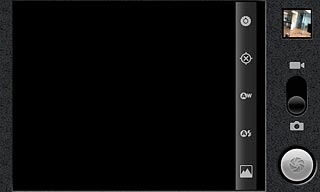 Press the geotagging icon.
