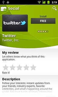 Press the field below Install.