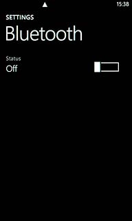 Press the indicator below Bluetooth to turn on the function.
