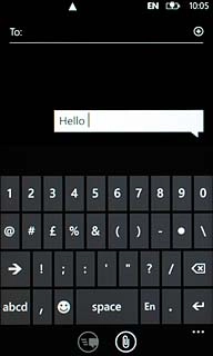 Press arrow right to see more symbols.
