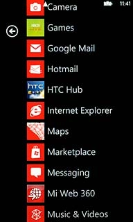 Press Internet Explorer.